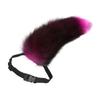 Soft Long Tail Foxes Tail Adjustable Belt Foxes Costume Tail Handmade Animal Tail Decorations for Halloween Party