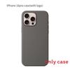 Iphone16 Pro For Solid Color Magnetic Silicone Phone Protective Case With Logo