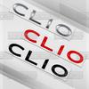 1Pc CLIO Car Badges For RS GT Sport Rear Trunk Emblem Metal 3D Stickers Body Decals Lettering Decor Styling
