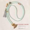 Original Handmade Long Crossbody Phone Chain with Glass Beads and Tassels In a New Chinese Style