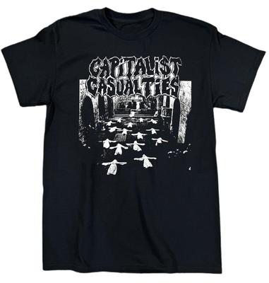 Capitalist Casualties Band Album Short Sleeve Cotton Black T Shirt JU748