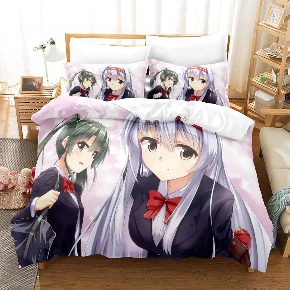 New 3D Kawaii Anime Zuikaku (Kancolle) Bedding Set Single Twin Full Queen King Size Bed Set Adult Kid Bedroom Duvet Cover Sets