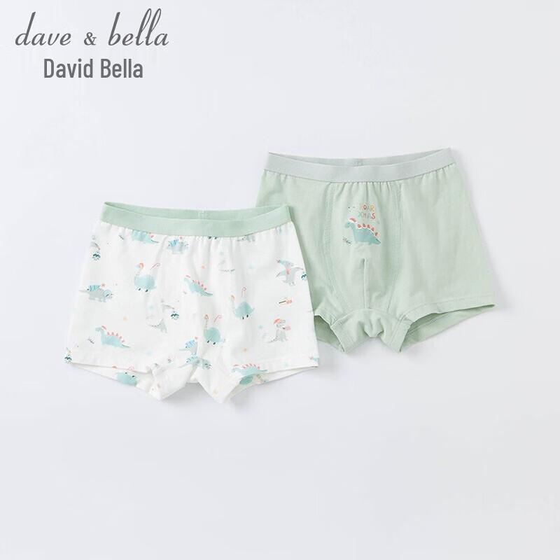 DAVE&BELLA Boys' Dinosaur Combo Boxer Briefs (2-Pack)