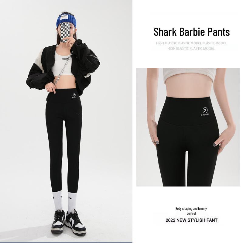 

Women s Elastic High Waist Black Yoga Leggings: Slim Fit, Lightweight, Perfect for Spring & Autumn. XL (130-160 lbs)