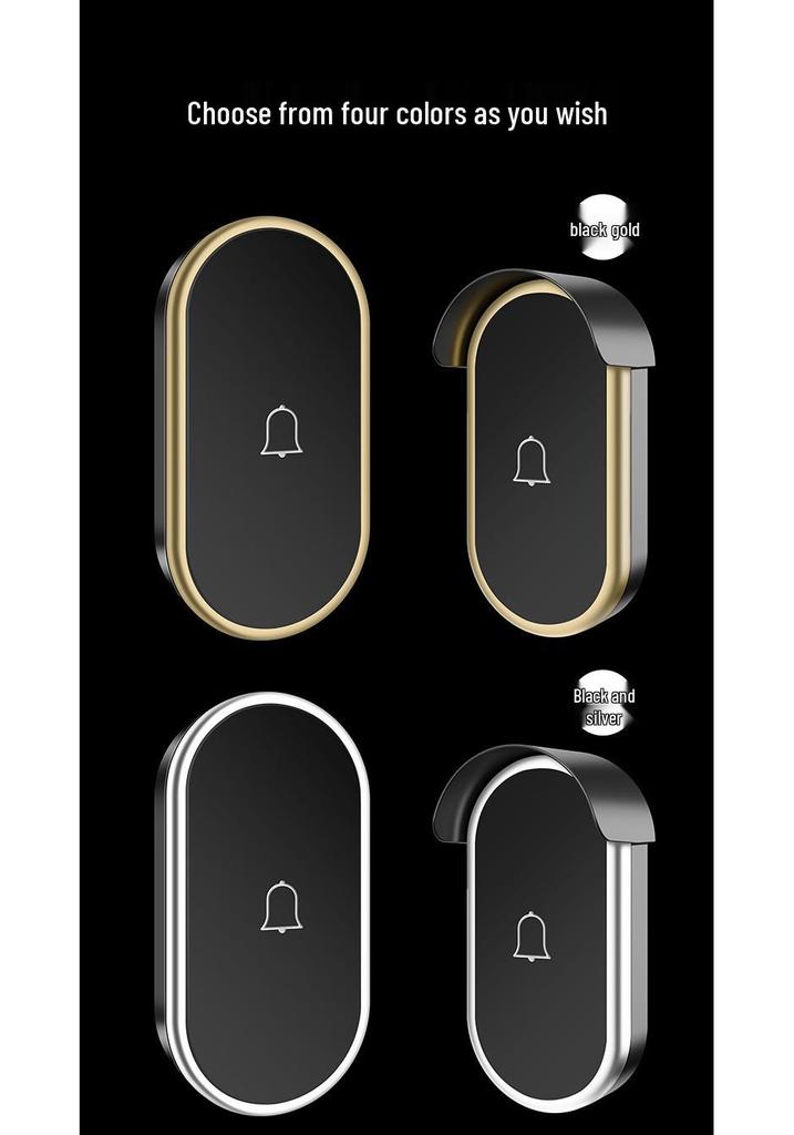 Wireless Long-Distance Smart Doorbell with Waterproof Electronic Pager