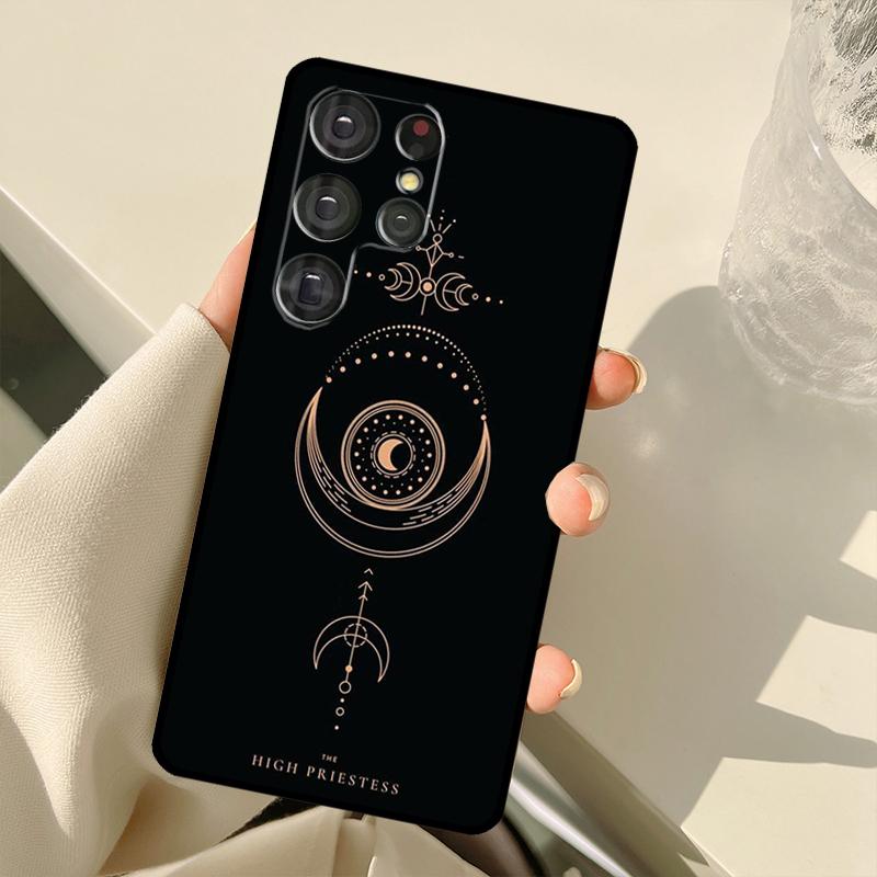Magic Moon Tarot Case For Samsung Galaxy S24 Ultra S21 S22 S23 S25 Ultra S9 S10 Plus S20 FE S25 FE Back Cover