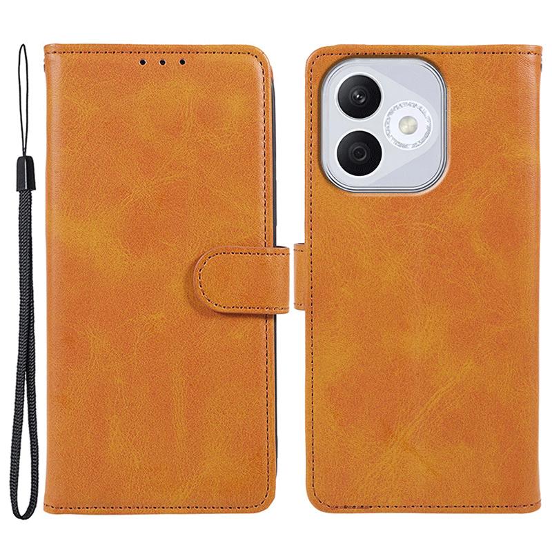 For Honor 400 Lite Case PU Leather Wallet Protective Phone Cover Calf Texture