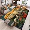 1pc Non-Slip Elephant Print Carpet Machine Suitable for Living Room Mat Bedroom Nursery Outdoor Yard MatHome Farm Decoration Rug