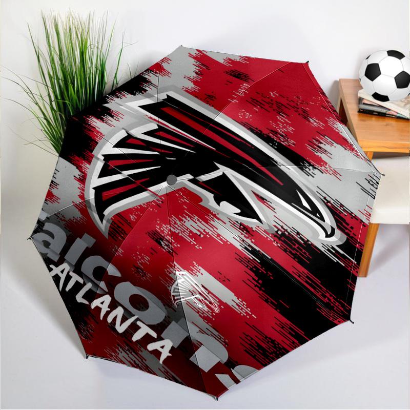 Falcons Logo Umbrella 8-Frame for Travel, Camping, Casual Lightweight Portable Umbrella, Essential for Every Family Holidays Gift