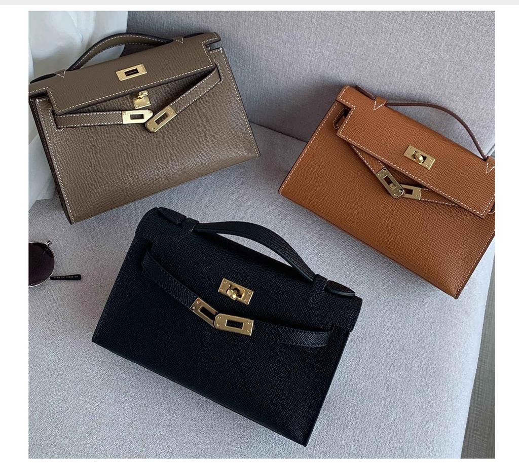 New leather women's bag high-end versatile handbag shoulder messenger bag