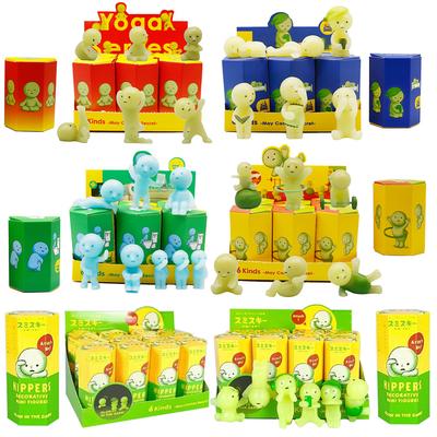 New 5 Types SMIK Multiple Series Noctilucent Green Doll Blind Box Action Figures Decoration Desktop Model Toy For Christmas Gift