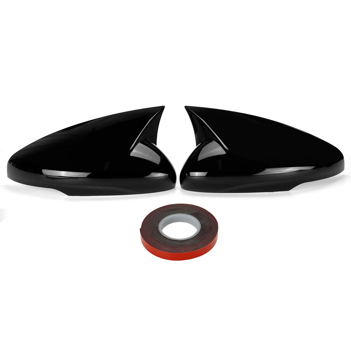 

Для Ford Mustang Mach E Mach-E 2022 автомобильное боковое зеркало заднего вида, наклейка на крыло, наклейка на дверь, чехол заднего вида, карбоновая отделка Gloss Black