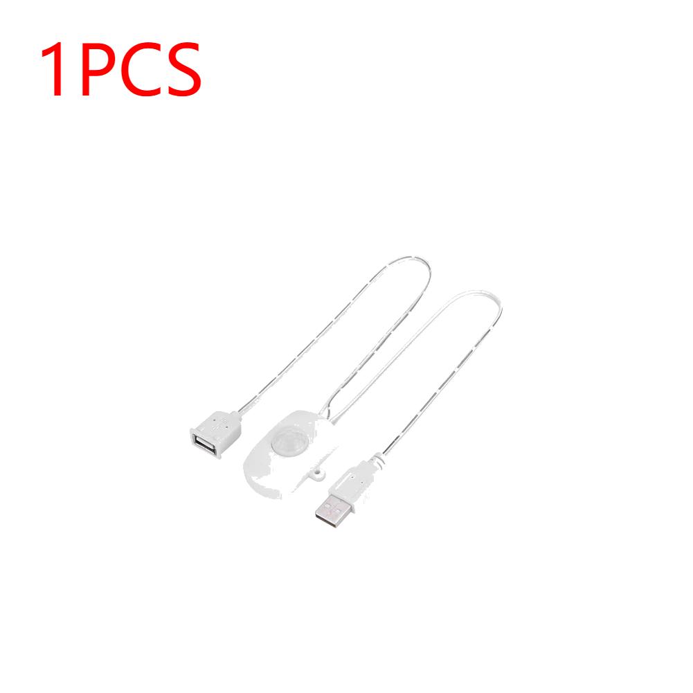 1/2 Stück USB PIR Bewegungsmelder Schalter 5A DC 5-24V LED Lichtschalter USB Schnittstelle Praktisch Umweltfreundlich für Badezimmer Keller
