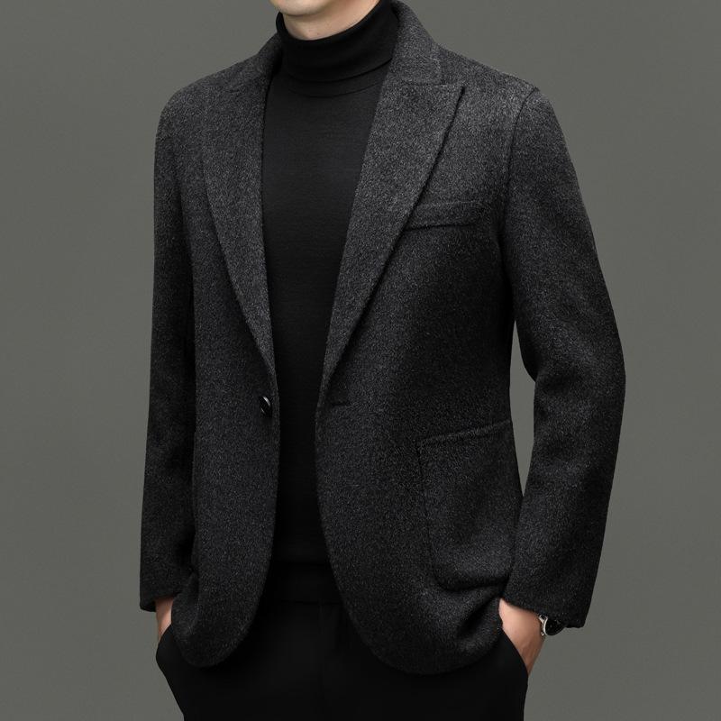 Men`s 100% Wool Tweed Short Suit