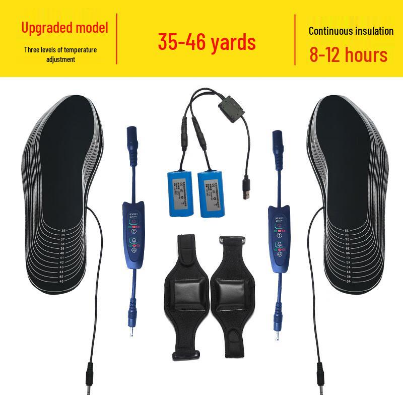 Rechargeable USB Heated Insoles with Long-Lasting Battery