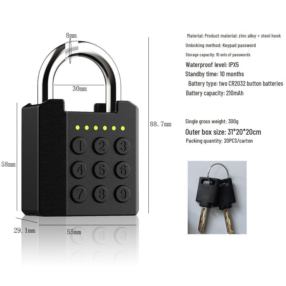 Fingerprint Smart Padlock | Fast Unlock for Outdoor Doors