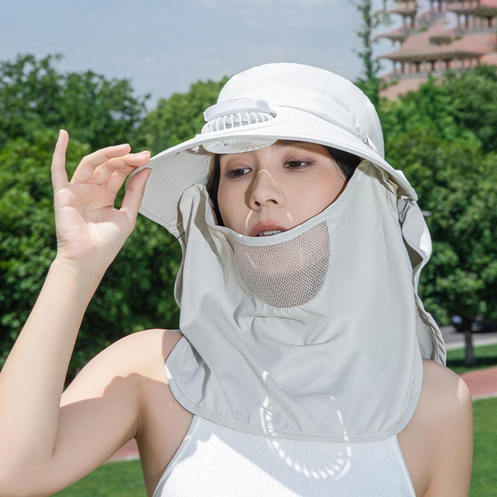 

Breathable Fisherman Hat Wide Brim Fishing Sun Cap Outdoor Sunshade Cap Summer бежевий