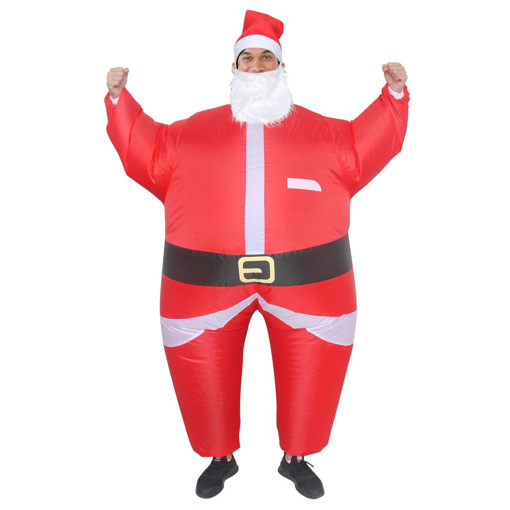 Halloween Santa Claus Snowman Reindeer Inflatable Costume - Christmas Tree Gingerbread Man Outfit