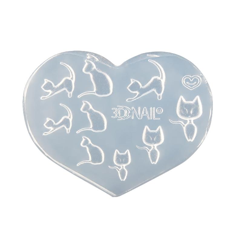 3D Nail Art Silicone Mold Flowers Love Stars Moon letter number Handicrafts Nail Decoration Moulds DIY Nail Tools Accessories