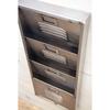 Industrial Metal Wall Letter Rack 4 [Storage] [Wall-Mounted]