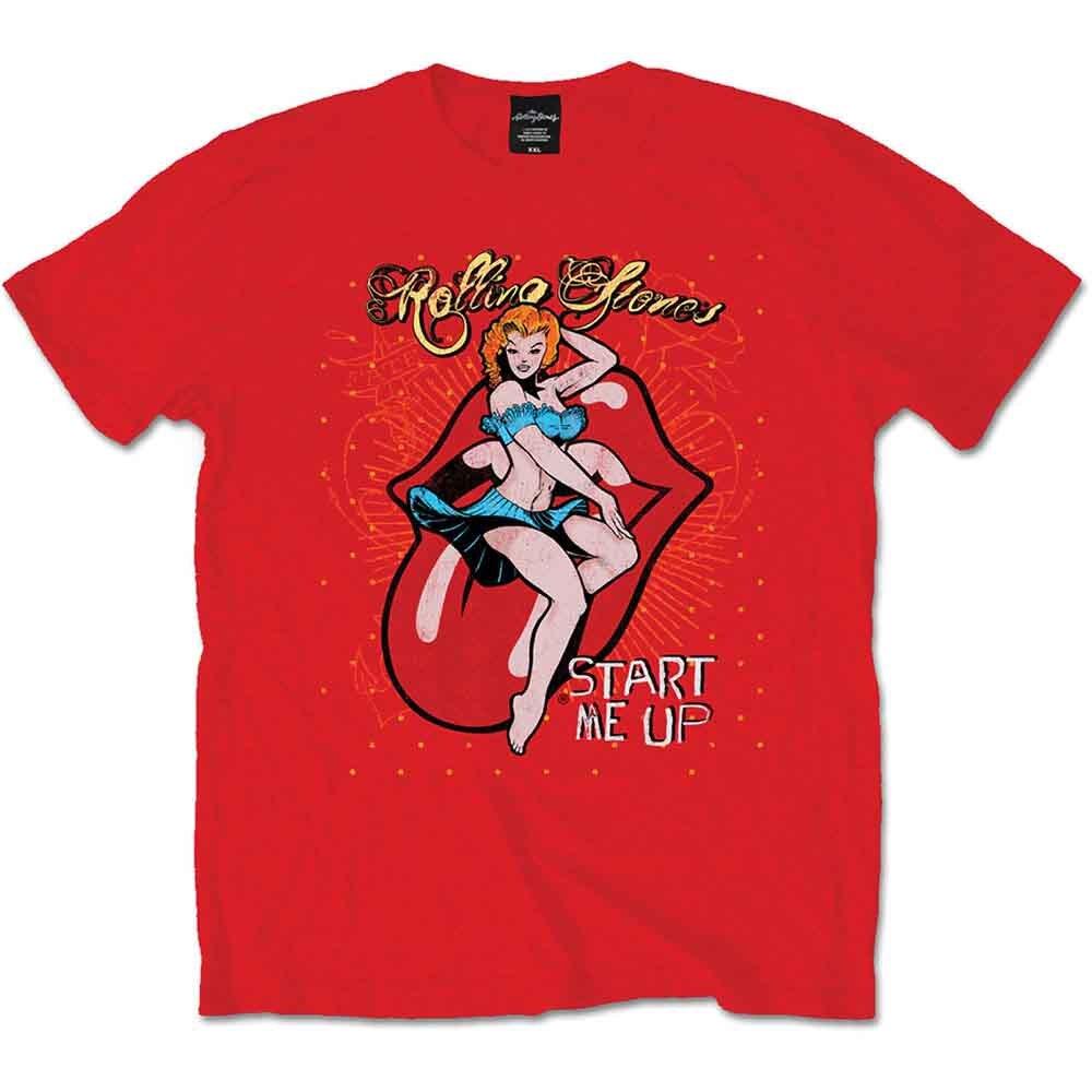 

The Rolling Stones Start me up T-Shirt Red New XL