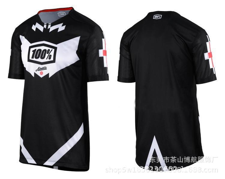 Grensoverschrijdende populaire outdoor sportkleding, off-road fietskleding, downhill pakken, korte tops, clubuniformen, T-shirts met ronde hals, truien