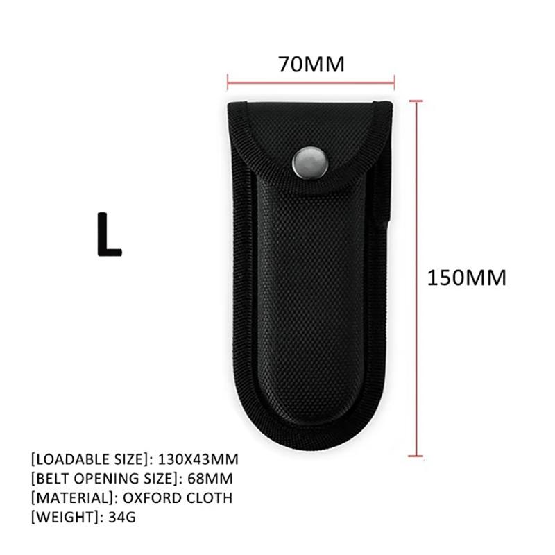 

1 шт. Тактичний ніж Чохол Сумка Нейлон Оксфорд Набір Складаний ніж Упаковка Нейлоновий чохол Подарунок Набір ножів EDC Плоскогубці Піхви Сумка