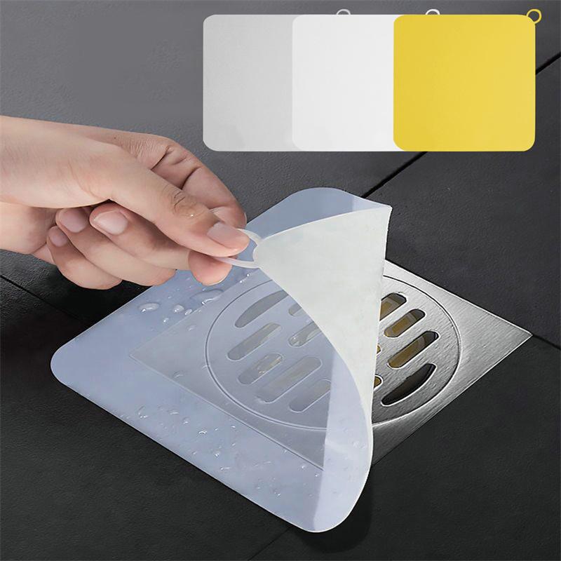 Thick Silicone Floor Drain Deodorant Cover Bathroom Deodorant Insect-Proof Seal Household Sewer Pipe Sink Anti-Smell Floor Cover