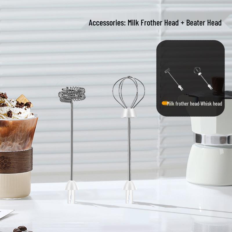 Handheld Electric Milk Frother and Coffee Stirrer