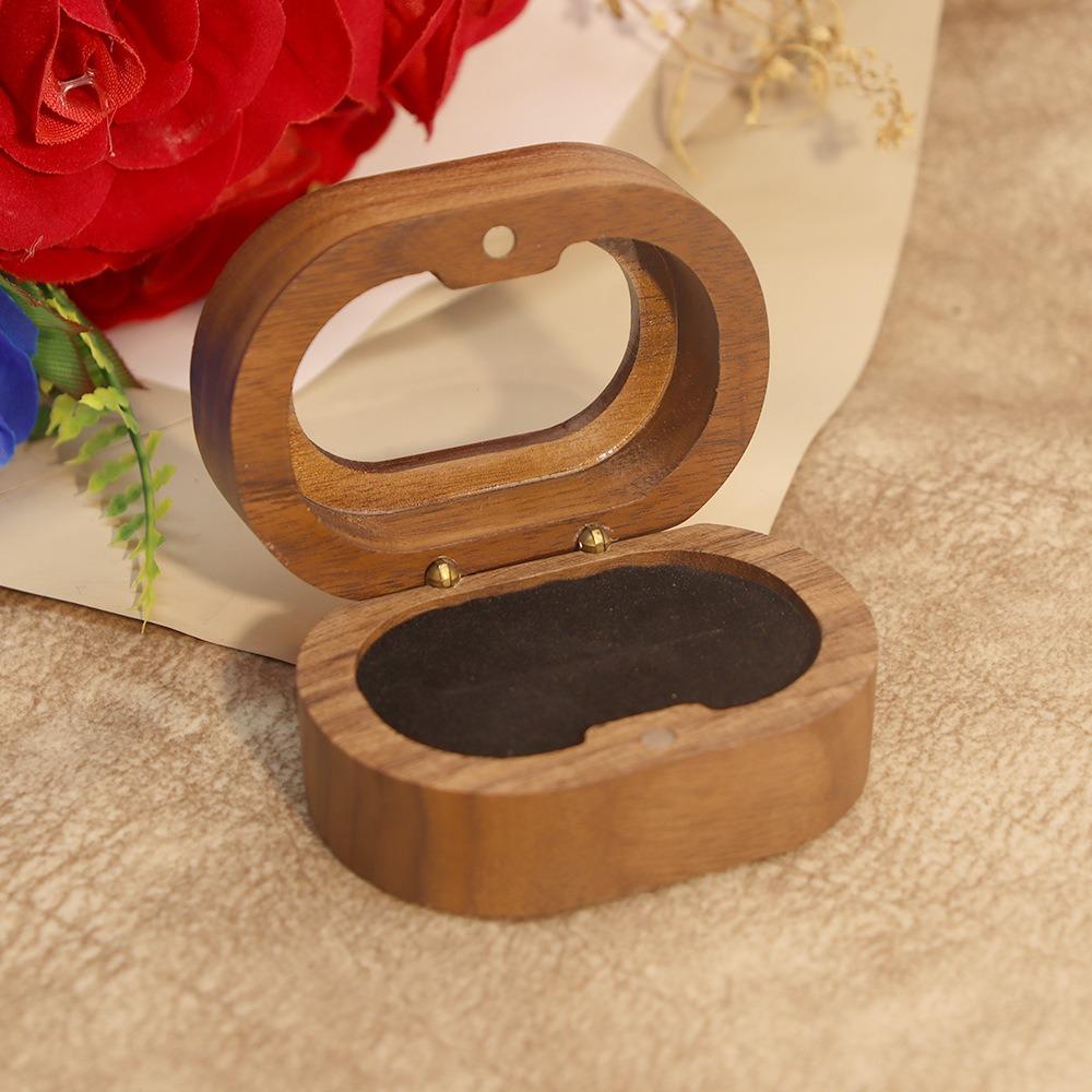 Engagement Ring Finger Ring Box Jewelry Storage Box Couple Rings Holder Wedding Ring Case  Wedding