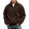 Men's Casual Long Sleeve Zip-Up Jacket for Everyday Wear
