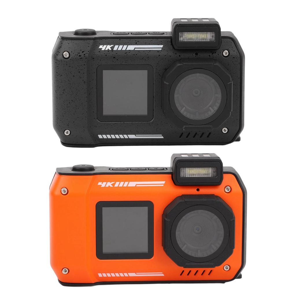 Underwater Camera 10x Optical Zoom 2500mAh 4K 65MP Autofocus Waterproof Camera SOS Flashlight 2500mAh Battery for Diving