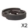 2x Brush Cutter Clutch Lawnmover Adapter Attachment Maintenance Replace Metal Garden Power Tools