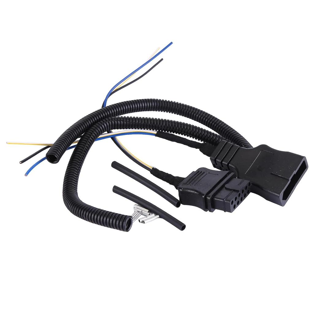 3 Pin Low and Truck Side Wiring Harness 3 Plug Repair End Set Compatible for Western Fisher Snow Plow Side Control Wire Harness Kit 27063 26359