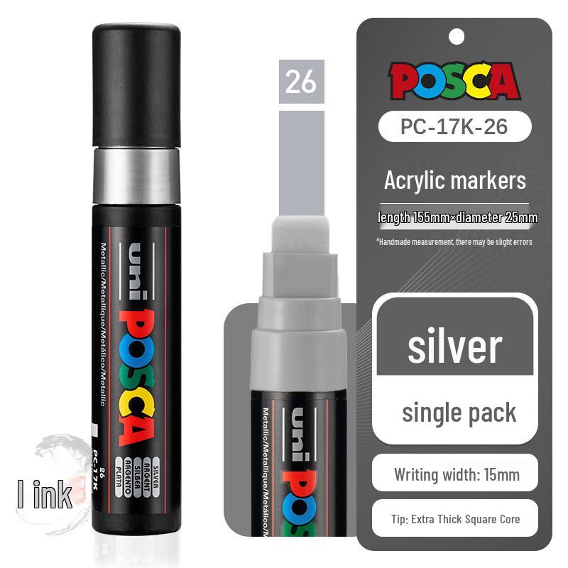 UNI POSCA PC-17K Акриловый маркер на водной основе для плакатов и граффити