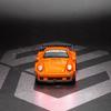 FG Model 1: 64 Porsche RWB 930 Widebody Modified Metallic Orange Alloy Full Open Die Casting Car Model Collection Gift