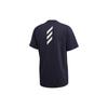 adidas T Shirts Men's Ink Blue Crew Neck Moderate Straight Fit FL3624