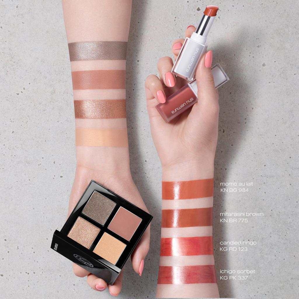 Shu Uemura Kinucare Glow Up 5.5mL PK 337 Strawberry Sorbet Hanami Glacé Collection Lip Gloss Lipstick Lip Gloss Tone Up Authentic