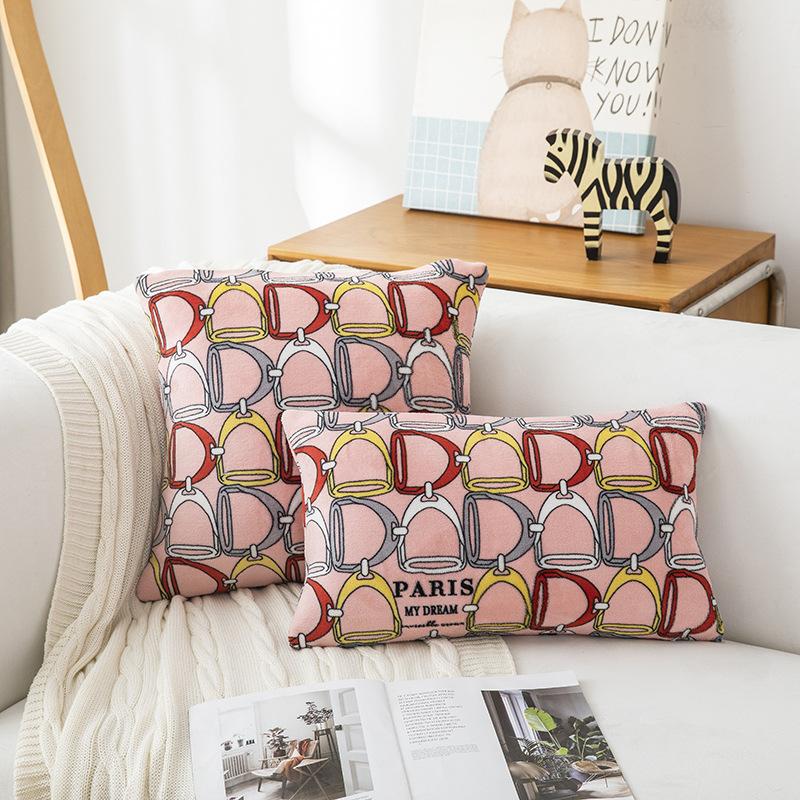 

Приятная для кожи удобная замшевая трехмерная подушка с геометрическим узором, чехол для подушки для гостиной, спальни, кабинета, дивана, наволочка 45*45cm