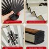 10inch Ancient-Style Folding Fan for Men, Summer Silk Folding Fan, Bamboo Fan for Hanfu, 2026 New Model Portable Fan