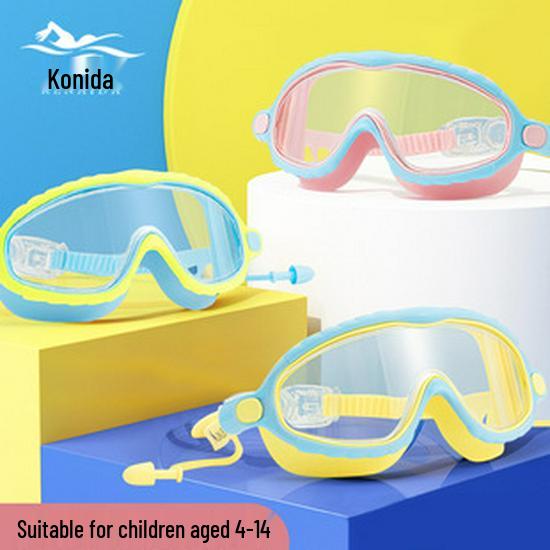 Herren Badehosen Set: Inklusive Schwimmbrille und Badekappe - Anti-Peinlichkeits-Bademode und Schwimmausrüstung