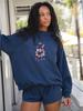 Women's Heavyweight Mid-High Collar Loose Sweatshirt - Trendy & Versatile for Spring & Autumn