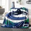 VANCOUVER CANUCKS Print Flannel Blanket High Quality Warm Comfortable Cover for All Seasons Perfect for Gifts Home Decor