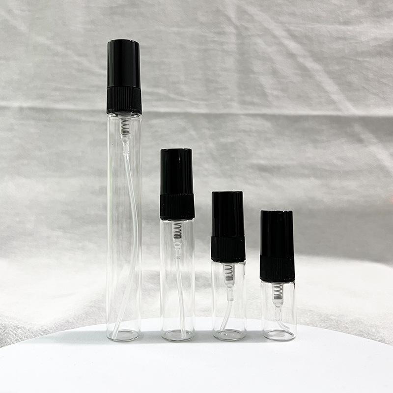 1CS 2ml 3ml 5ml 10ml Mini Bottles Empty Containers Portable Perfume Bottles Spray Refillable Cosmetic Samples Glass