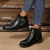 Fashion 2025 Hot Sale Ladies Shoes Ankle Women's Boots Fashion Belt Buckle Modern Boots Women New Plus Size Best Seller Shoes for Women
