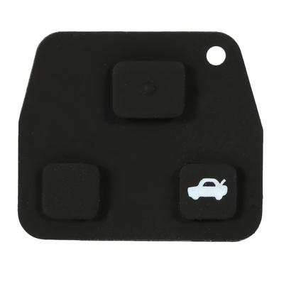 3 Button Remote Auto Car Key Fob Case Shell Rubber Pad For Toyota Avensis Corolla Lexus Rav4