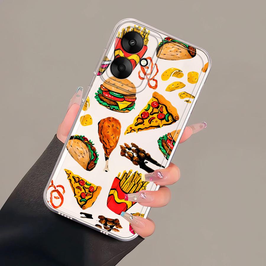 Soft Phone Cover Phone Case for Xiaomi Mi 11T Pro 11 Lite Gourmet Burger