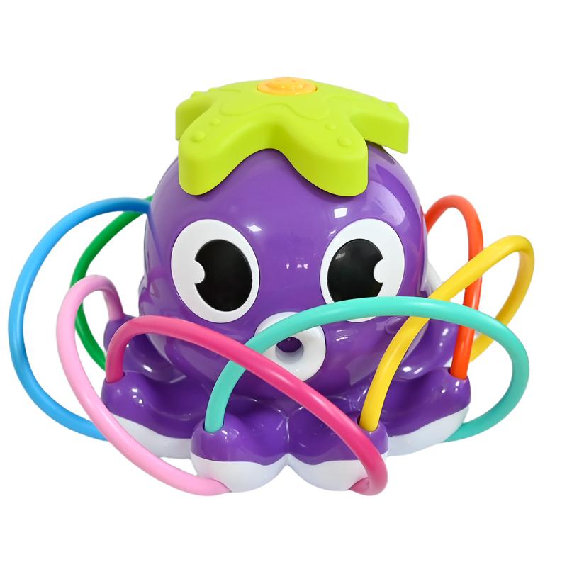 Summer Outdoor Water Sprinkler Octopus Toy Water Play Toy Colorful Water Pipe Rotating Spray Head Garden Lawn Sprinkler Tools