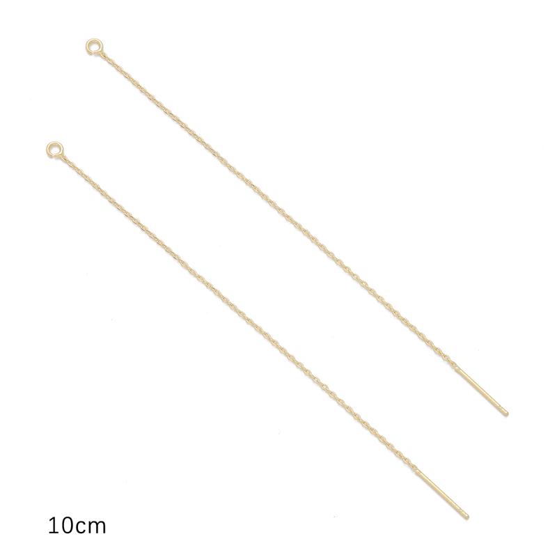 

2шт мідний ланцюжок для намиста, браслета, сережок, виготовлення ювелірних виробів, ремісничих аксесуарів style 02 золотий