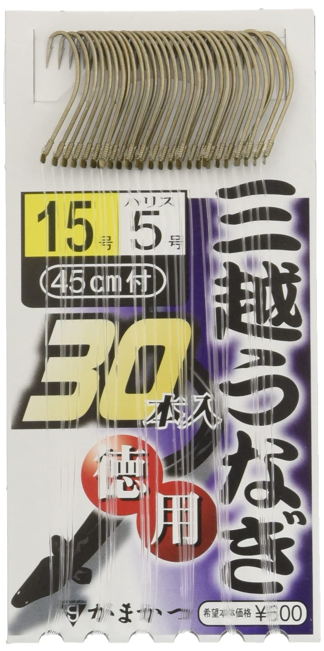 Gamakatsu Eel Needle Mitsukoshi Eel (value with thread) No. 15 No. 15
